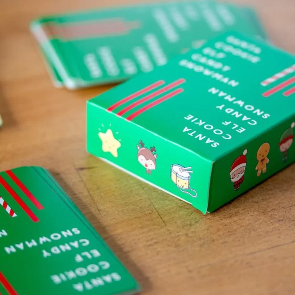 Santa Cookie Elf Candy Snowman Christmas Edition Holiday Card Game by Taco Cat G
